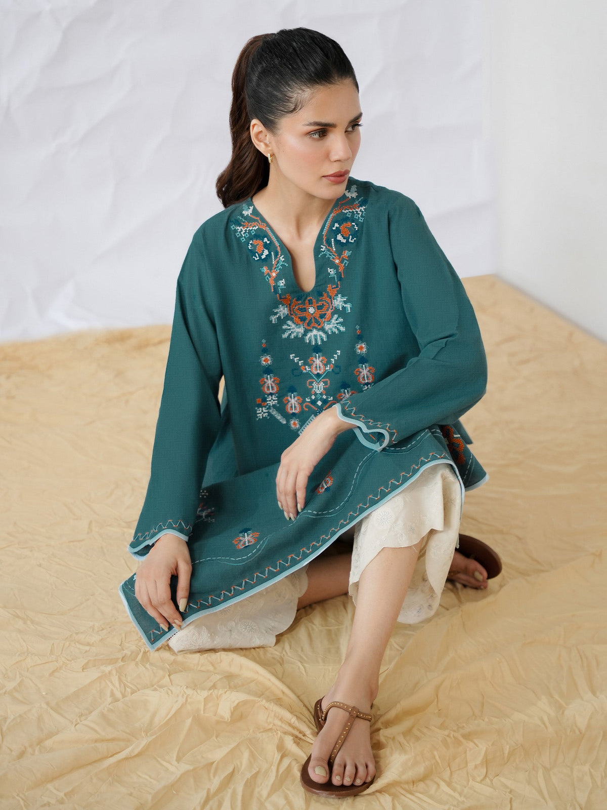 Embroidered Kurta