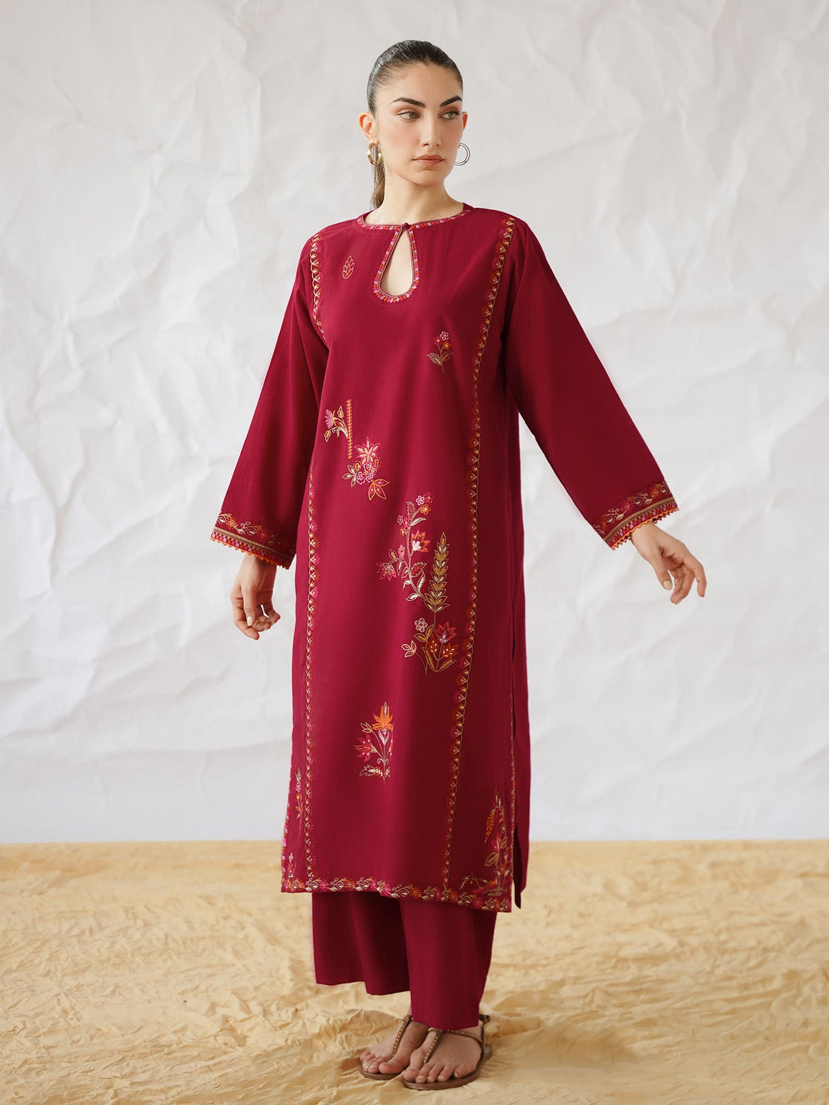 Embroidered Co-ord Set