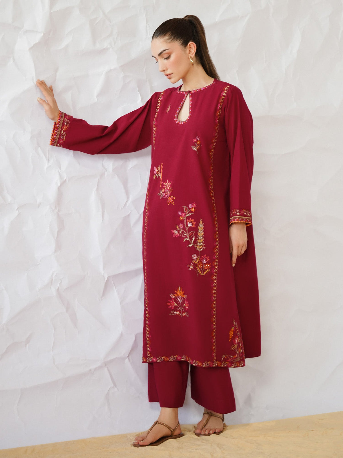 Embroidered Co-ord Set