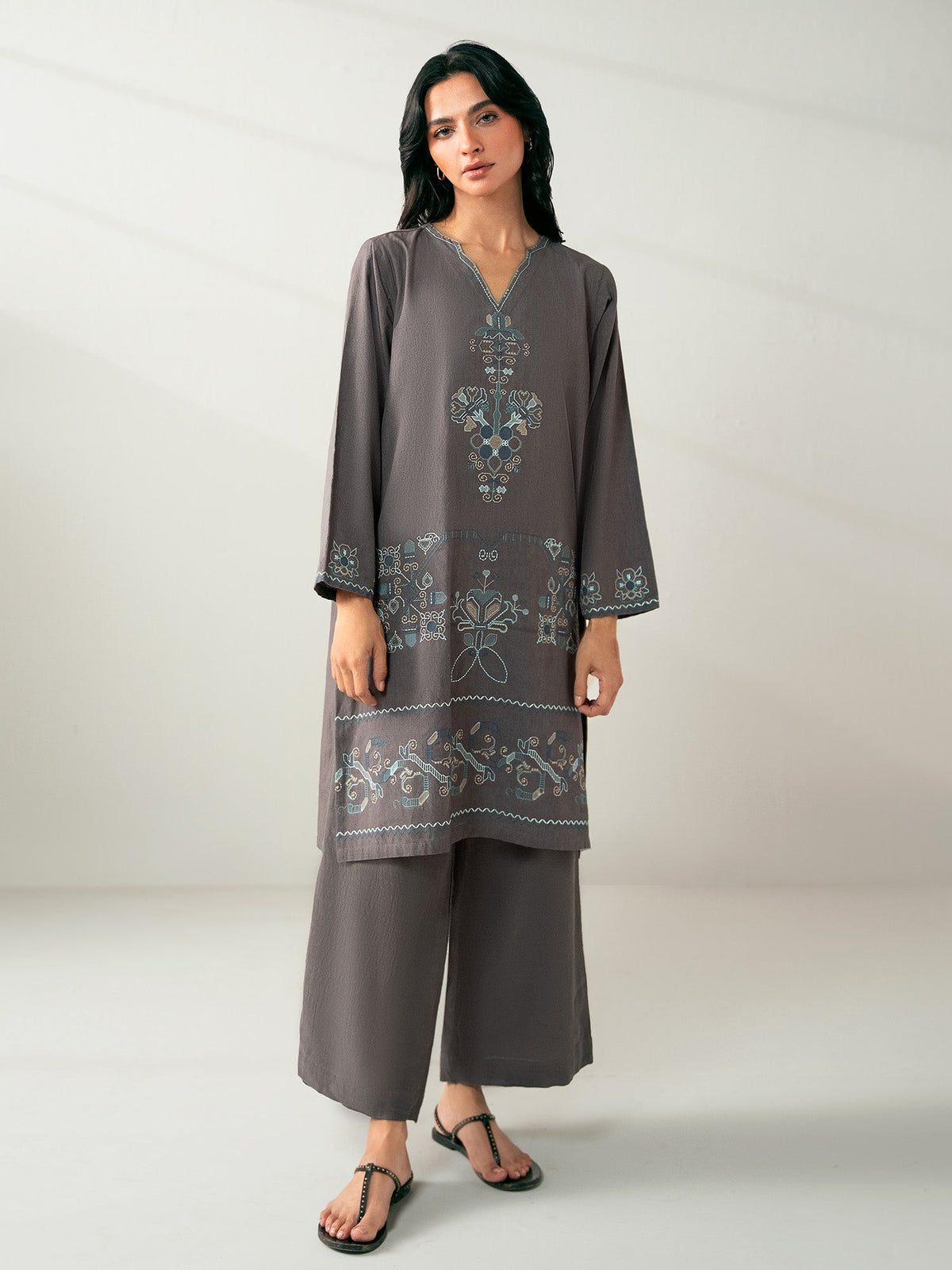 Embroidered Co-ord Set