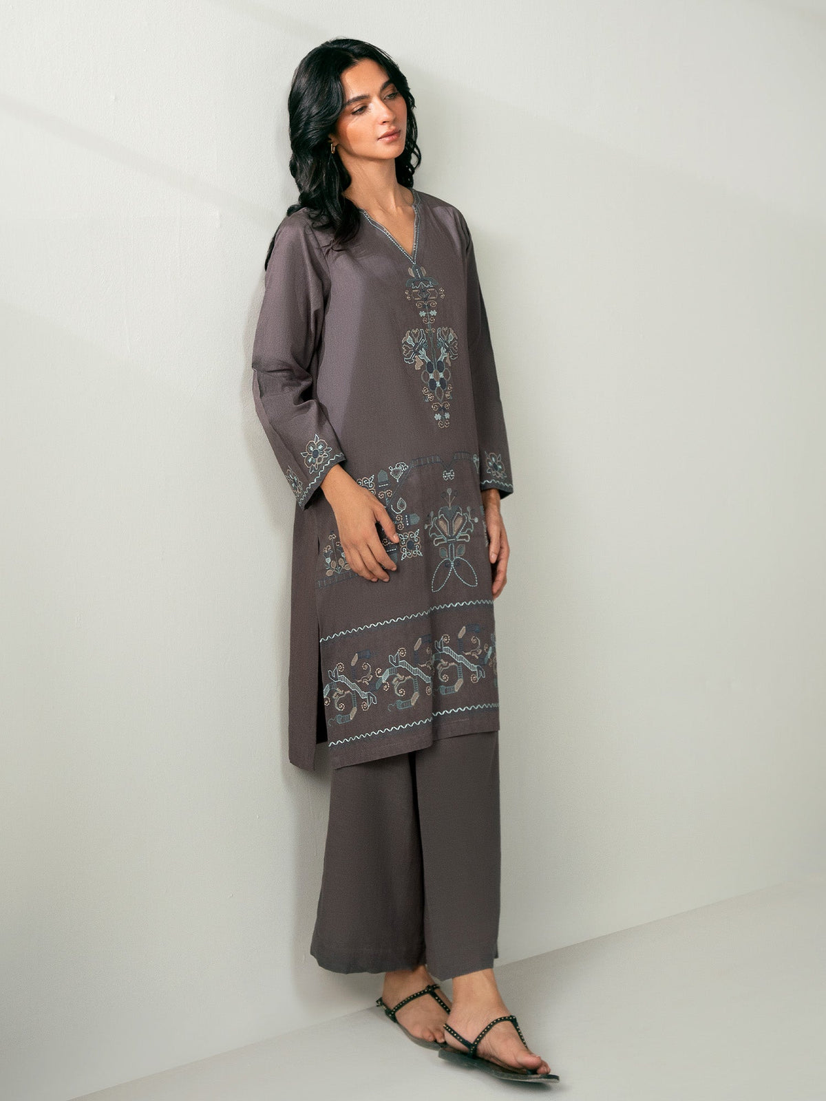 Embroidered Co-ord Set