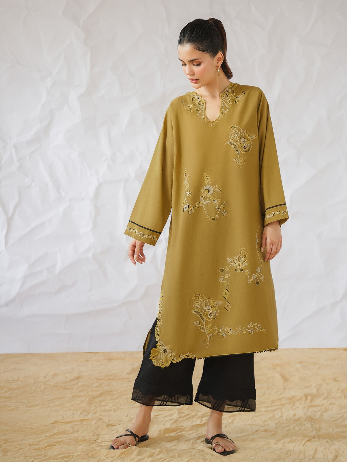 Embroidered Kurta