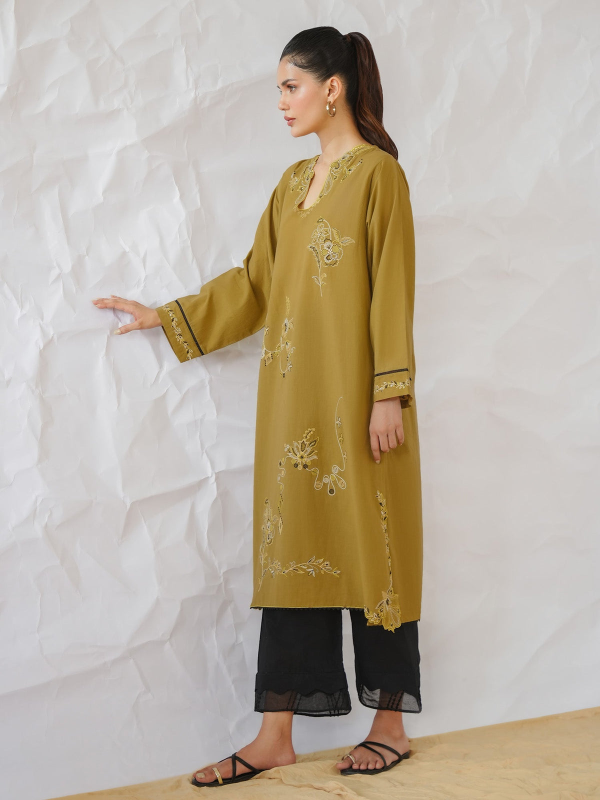Embroidered Kurta
