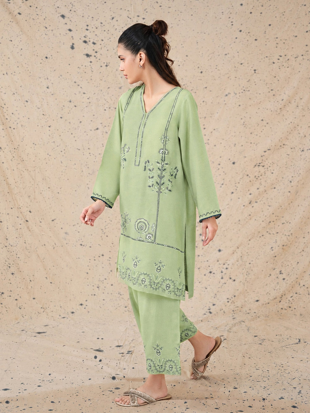 Embroidered Co-ord Set