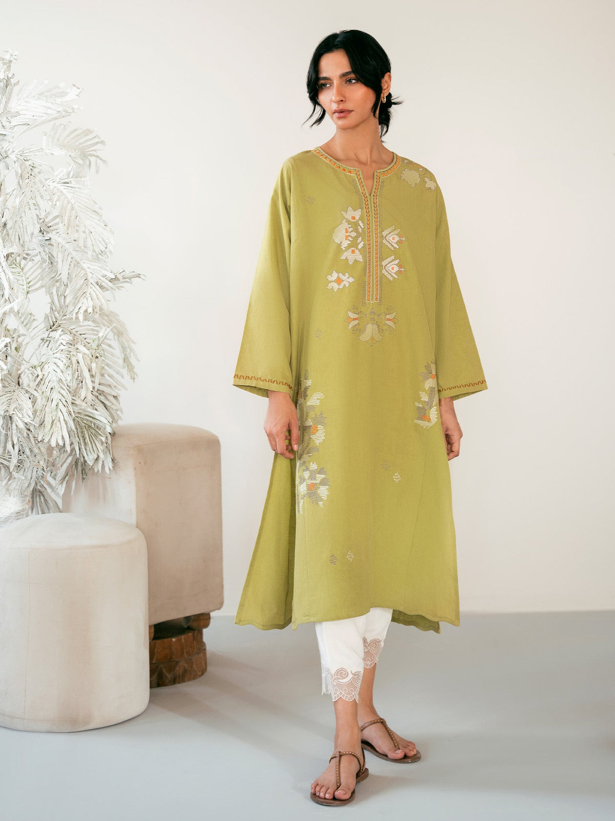 Embroidered Kurta
