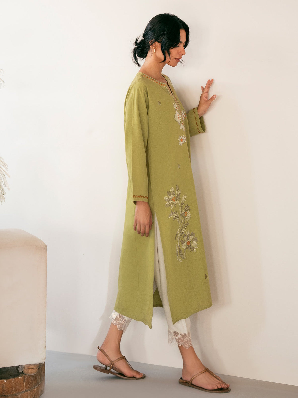 Embroidered Kurta
