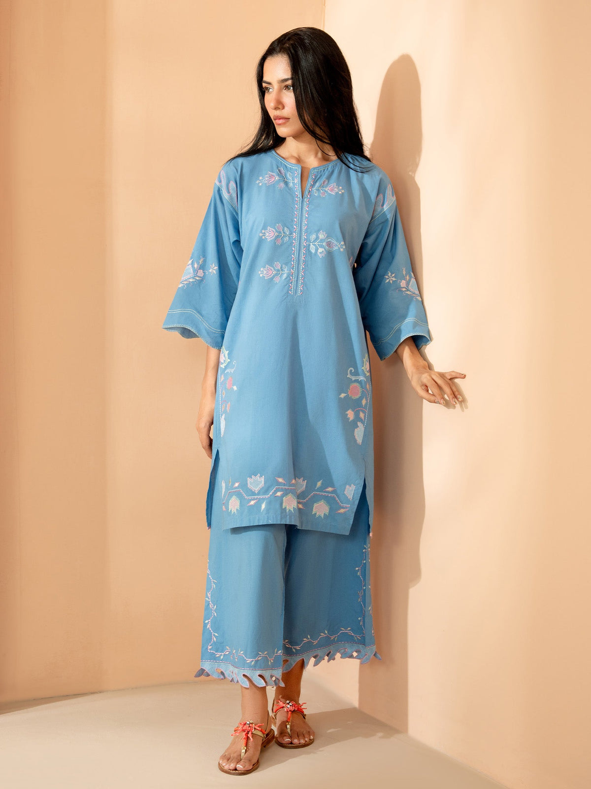Embroidered Co-ord Set