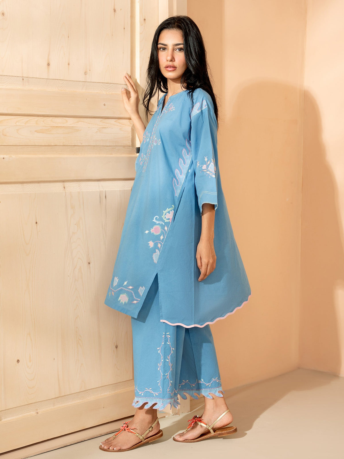 Embroidered Co-ord Set