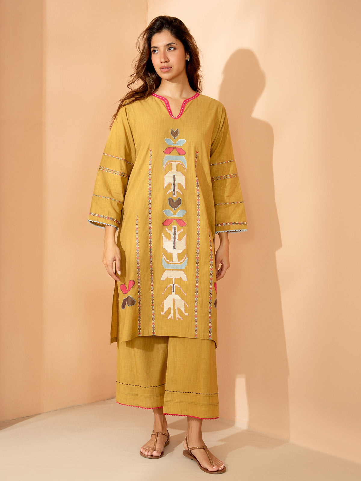 Embroidered Co-ord Set