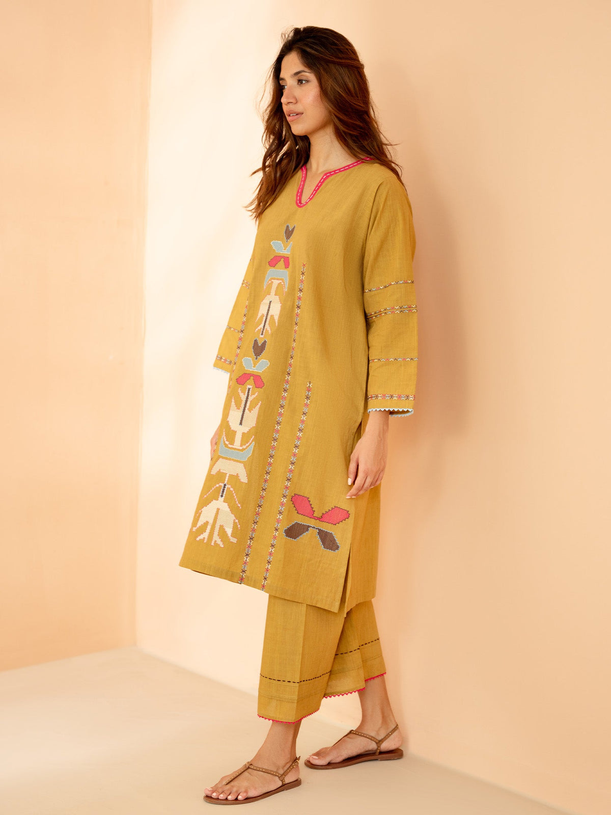 Embroidered Co-ord Set