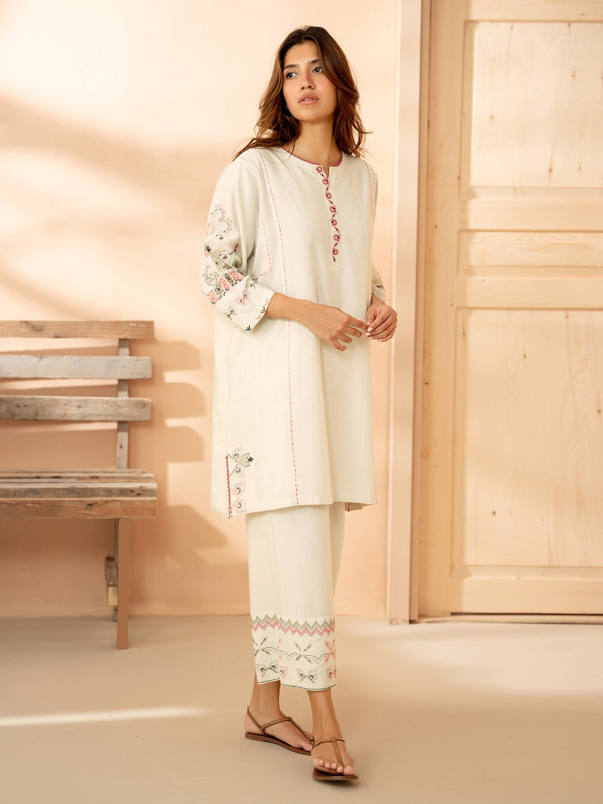 Embroidered Co-ord Set