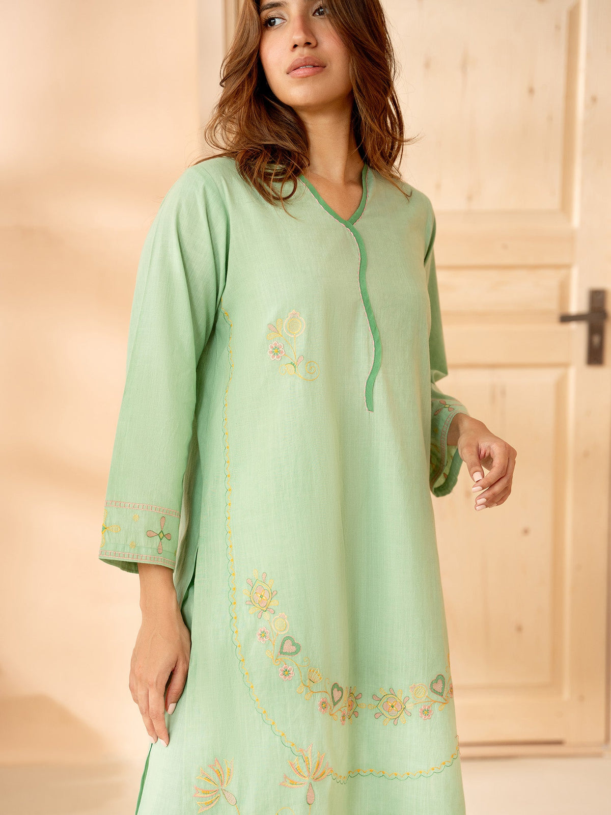 Embroidered Co-ord Set