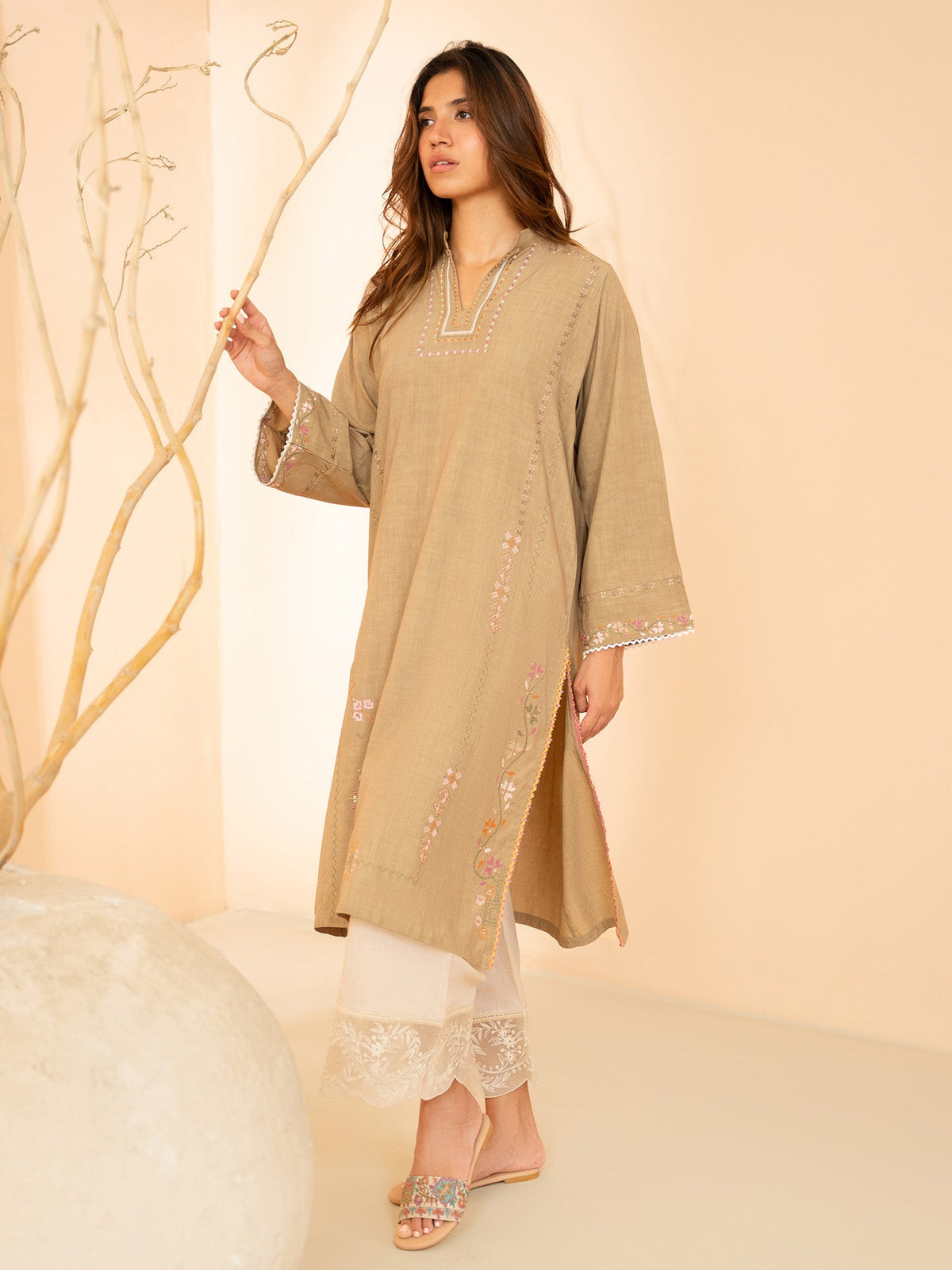 Embroidered Kurta