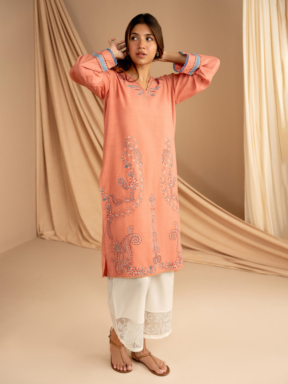 Embroidered Kurta