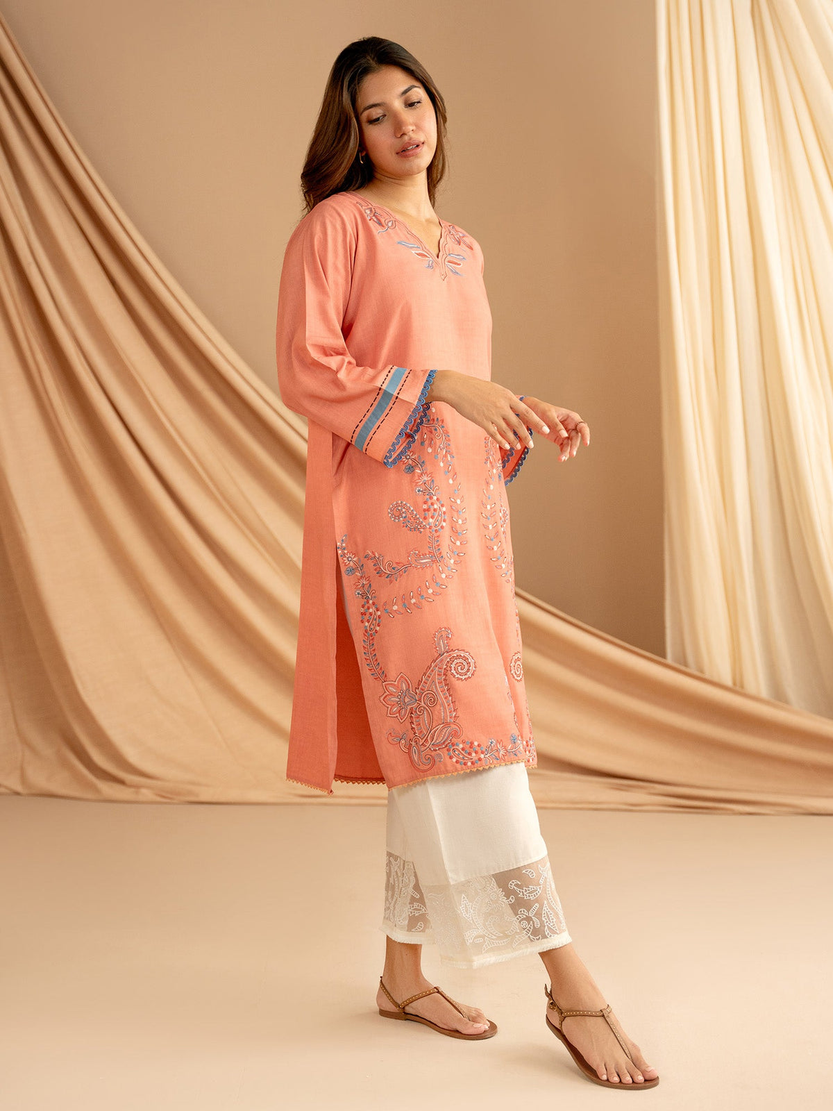 Embroidered Kurta
