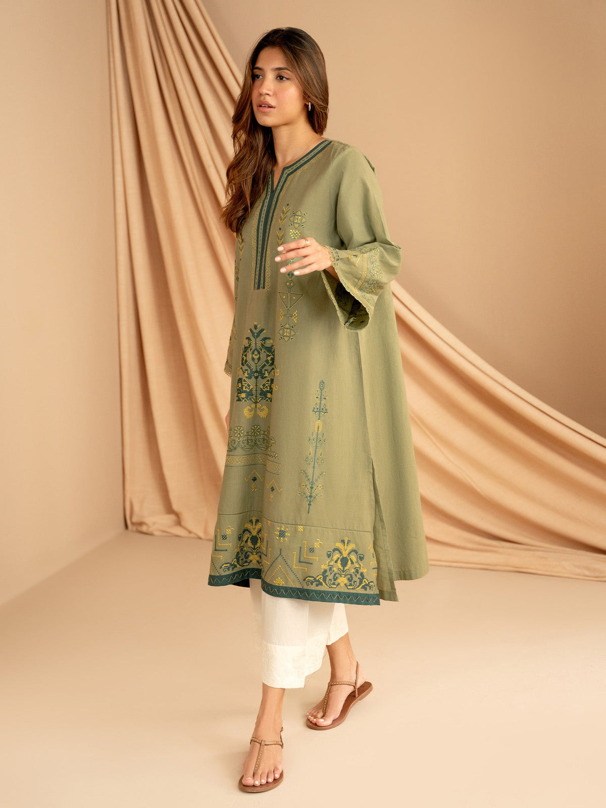 Embroidered Kurta