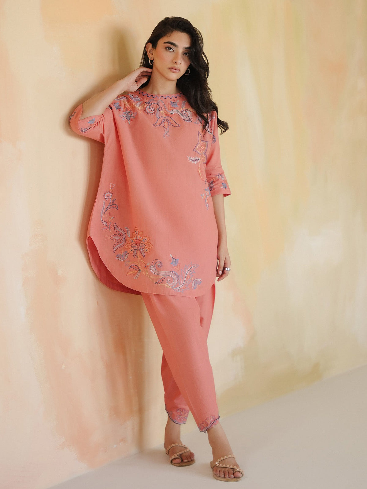 Embroidered Co-ord Set