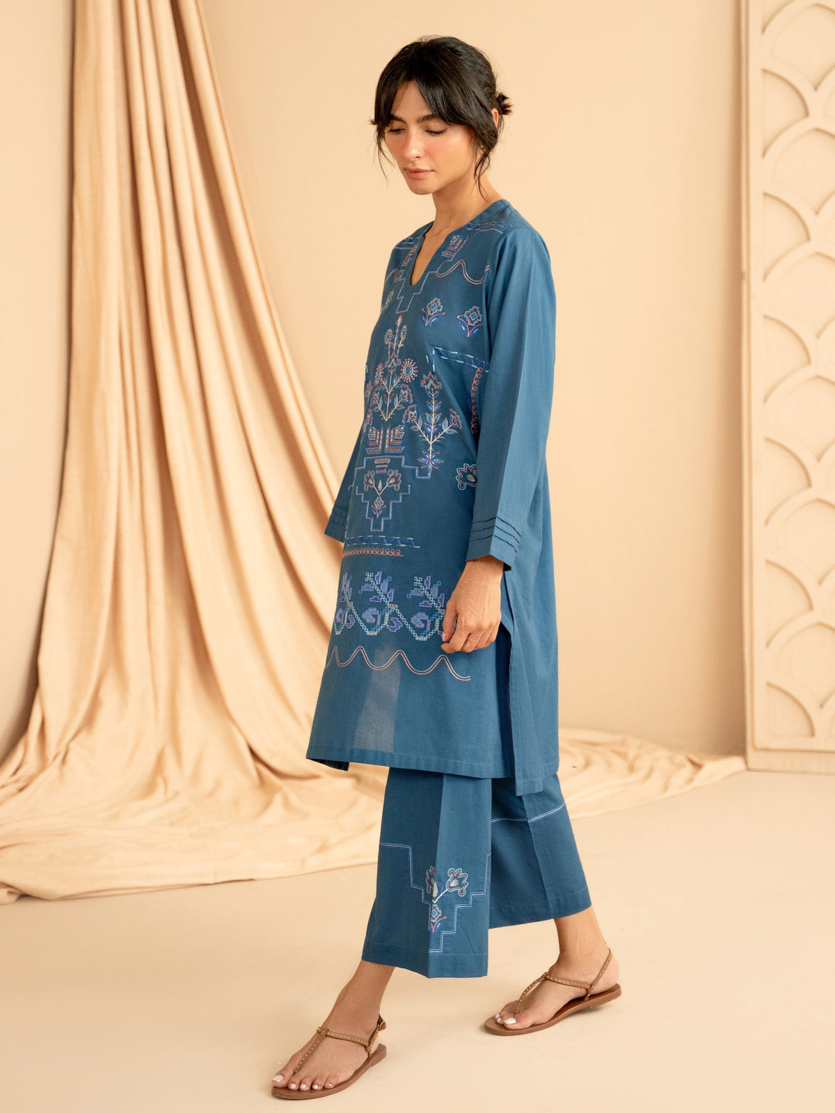Embroidered Co-ord Set
