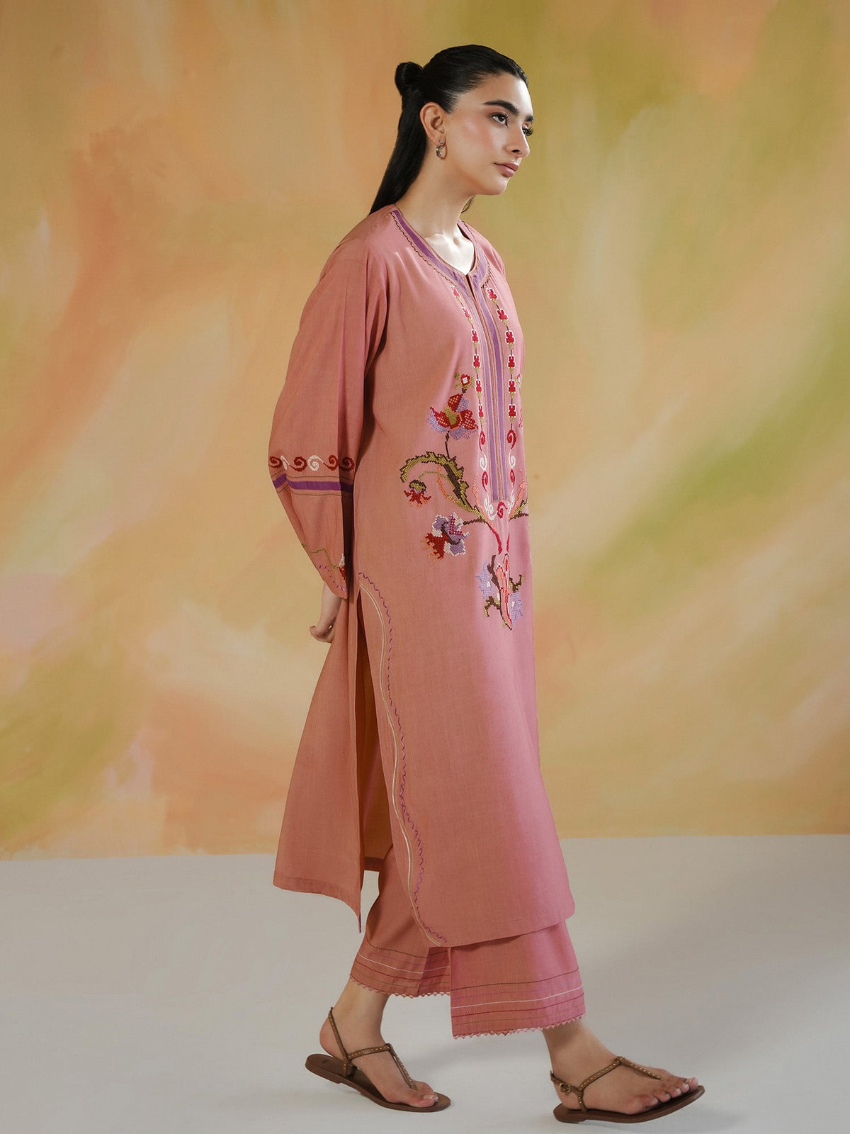 Embroidered Co-ord Set