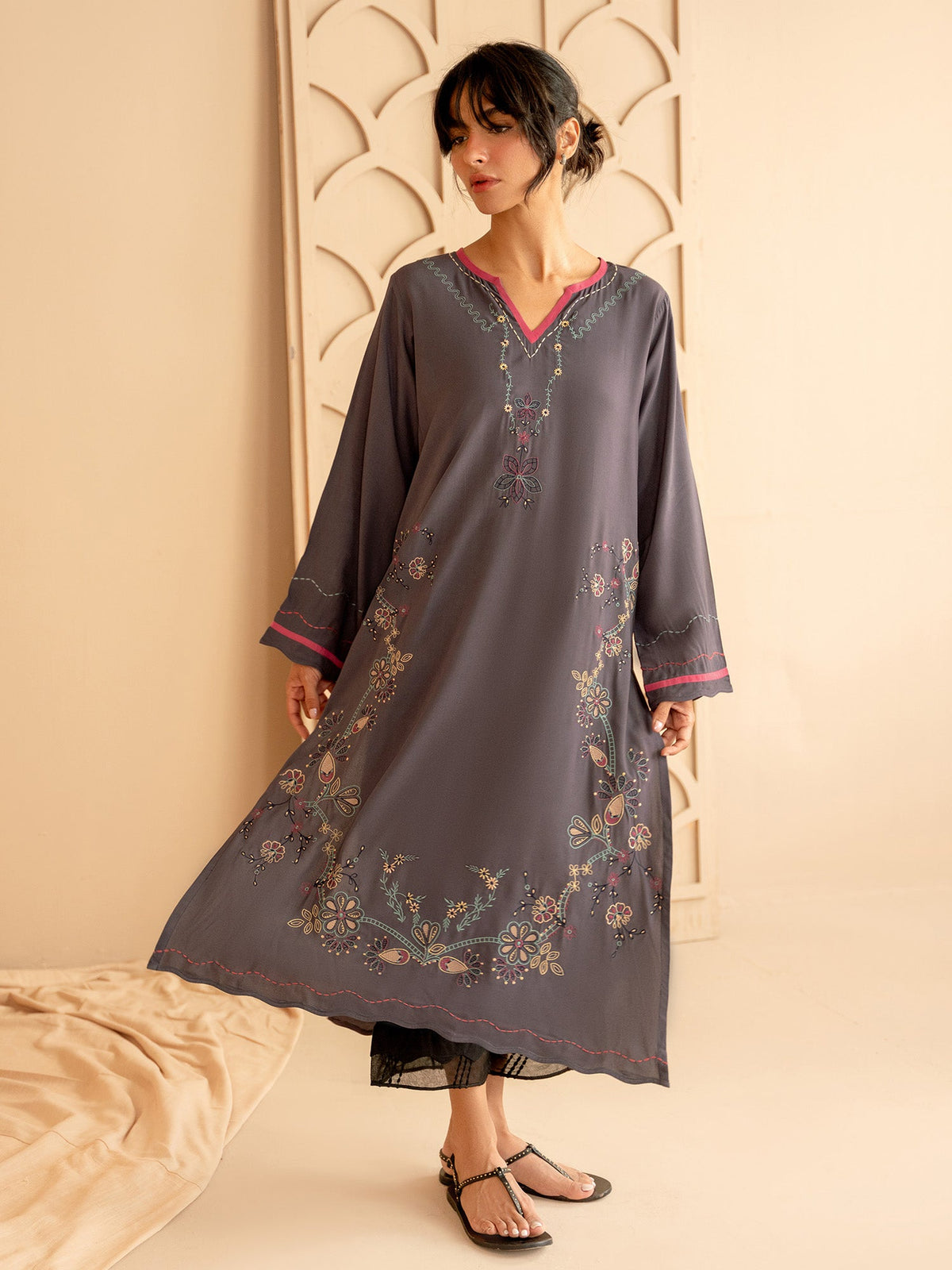 Embroidered Kurta