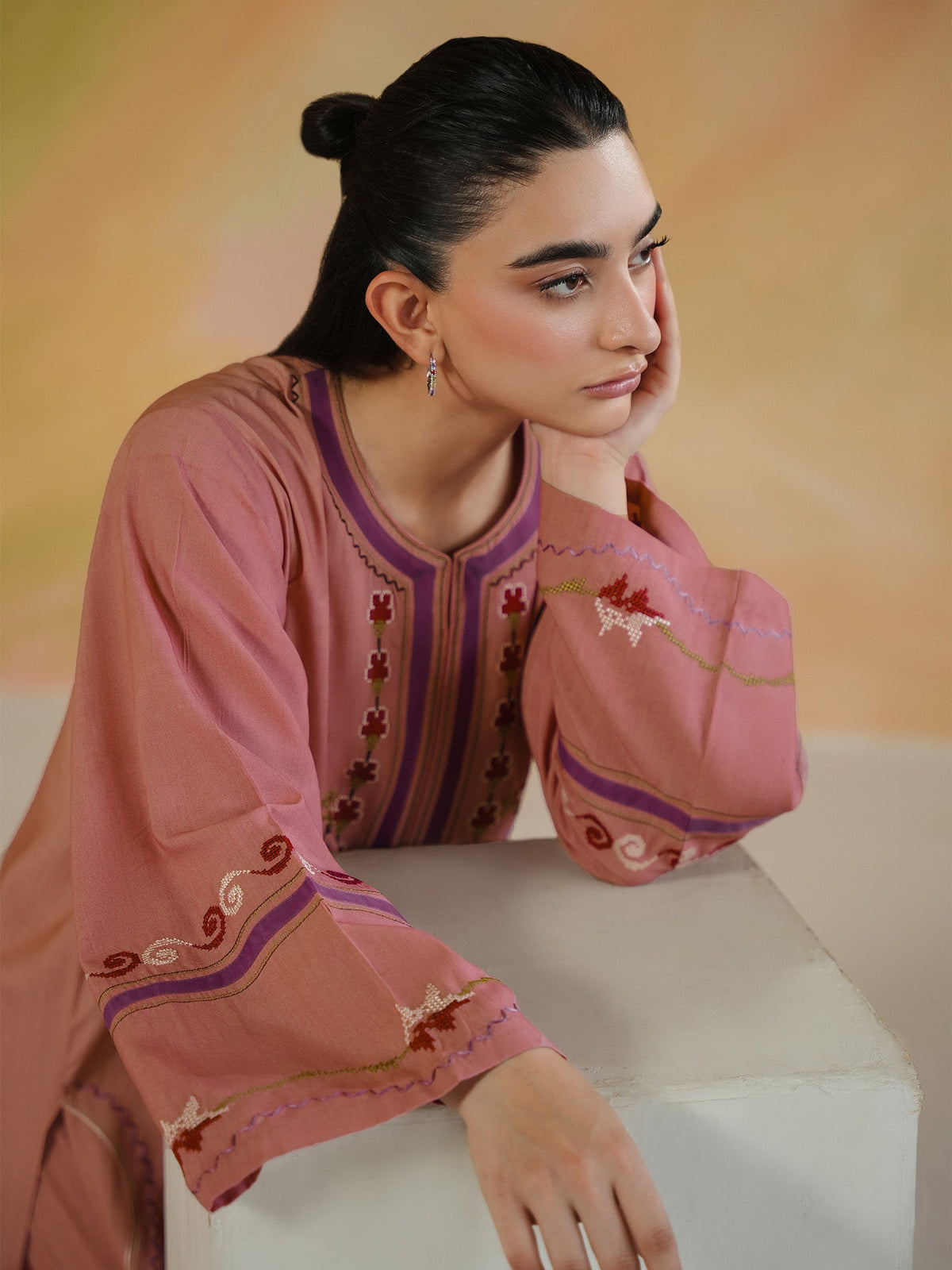 Embroidered Co-ord Set