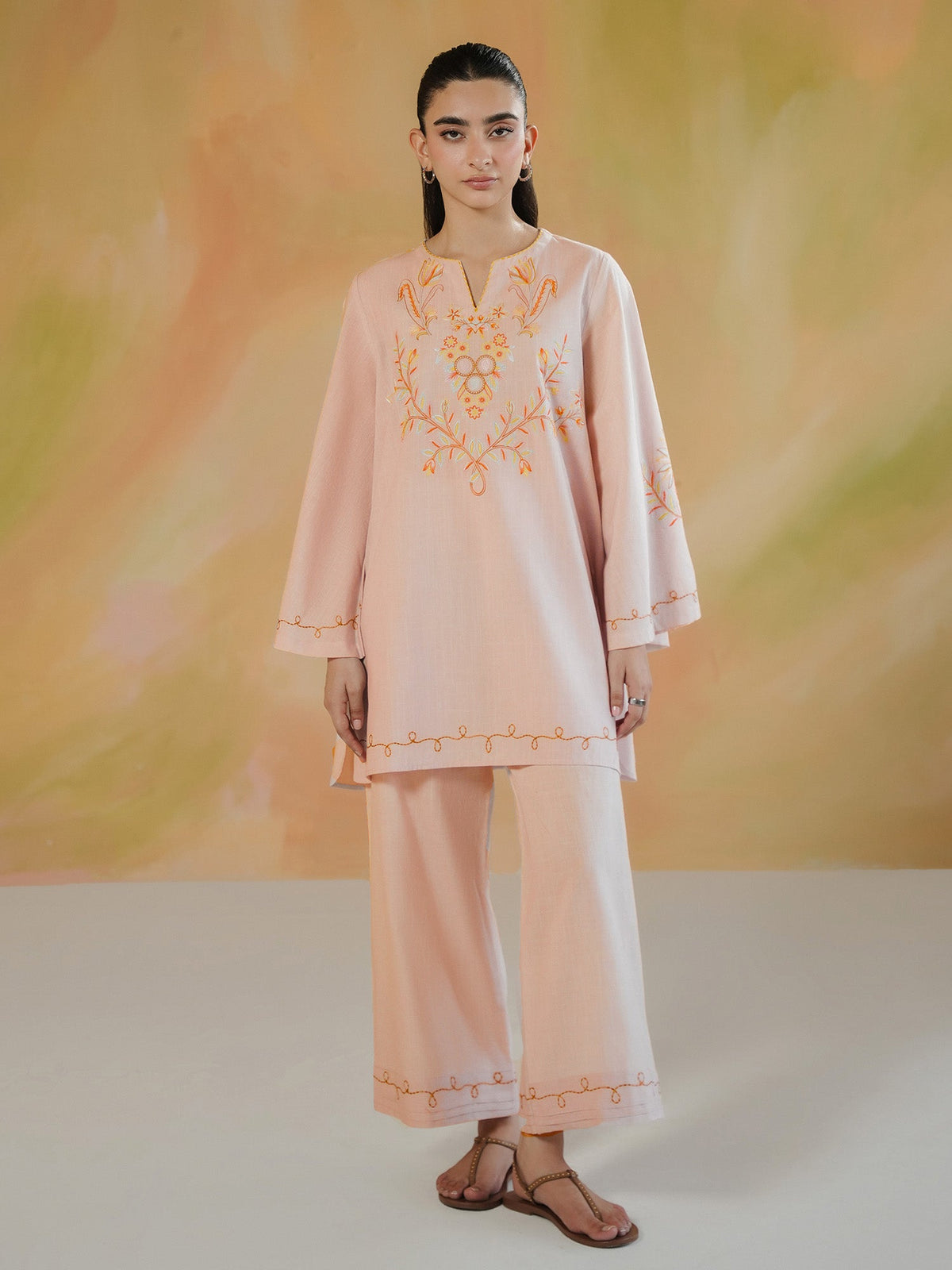 Embroidered Co-ord Set