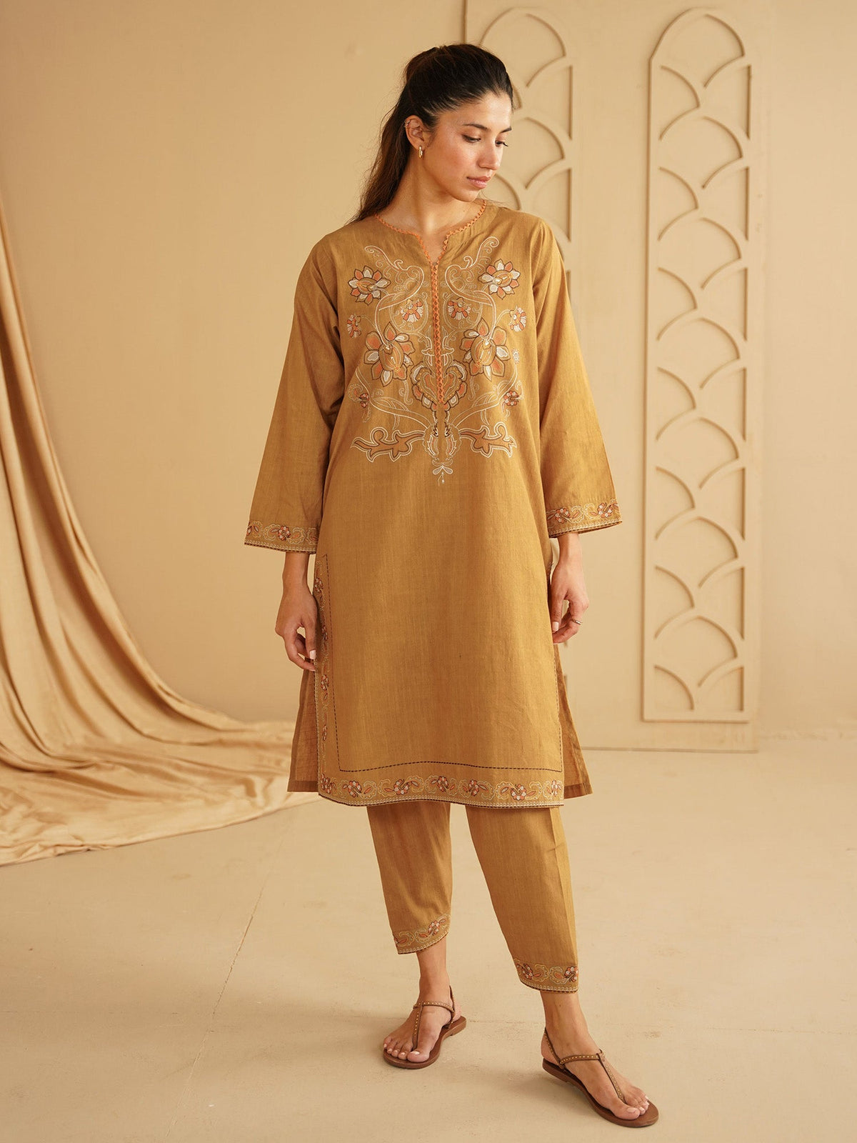 Embroidered Co-ord Set