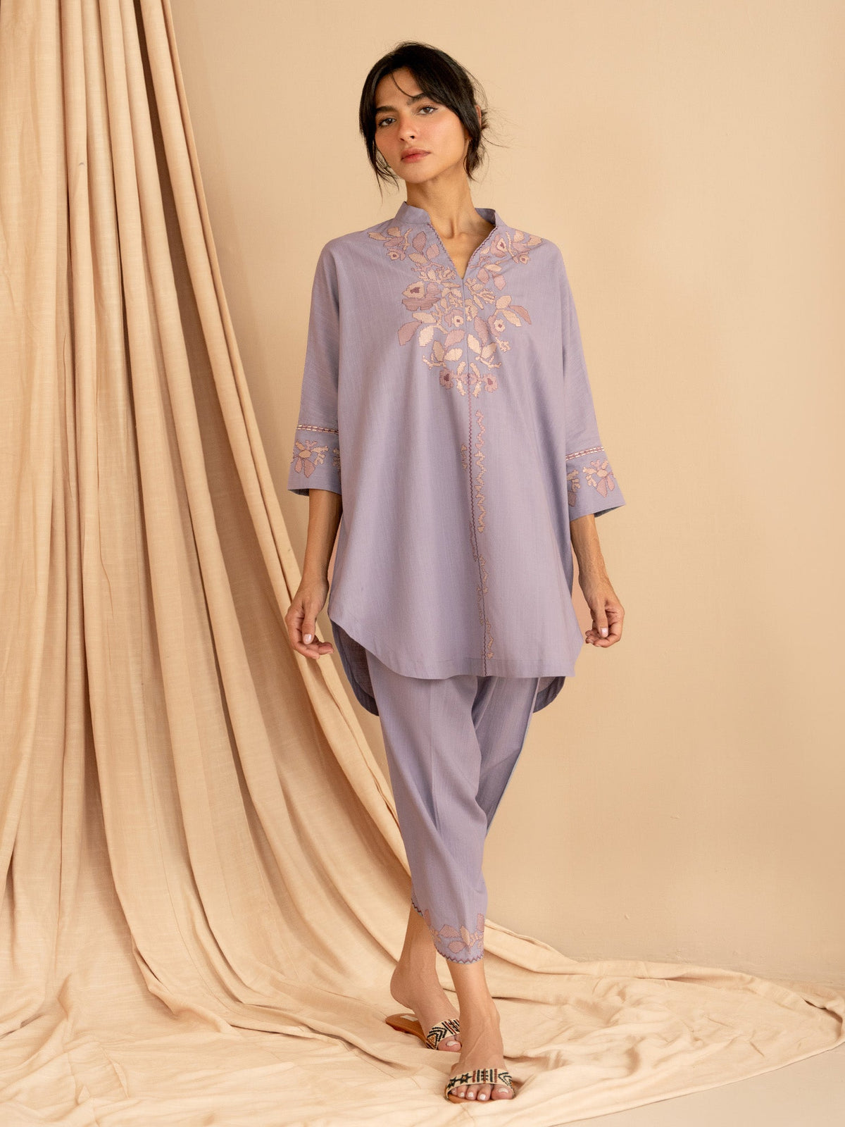 Embroidered Co-ord Set
