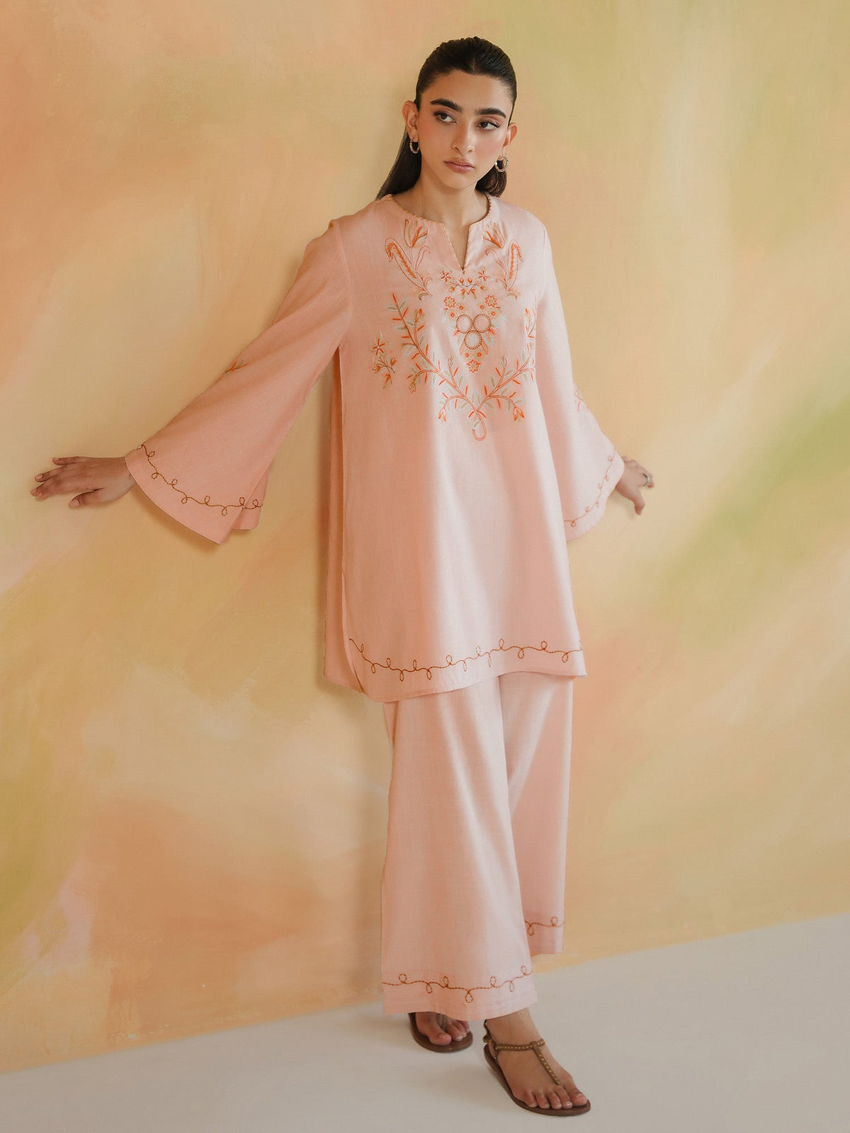 Embroidered Co-ord Set