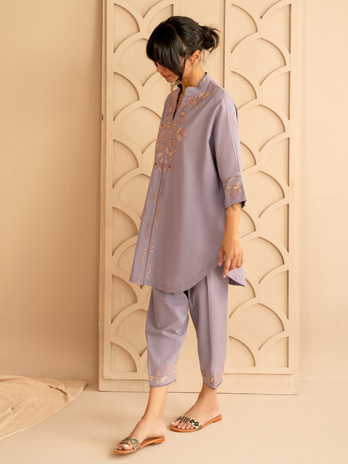 Embroidered Co-ord Set
