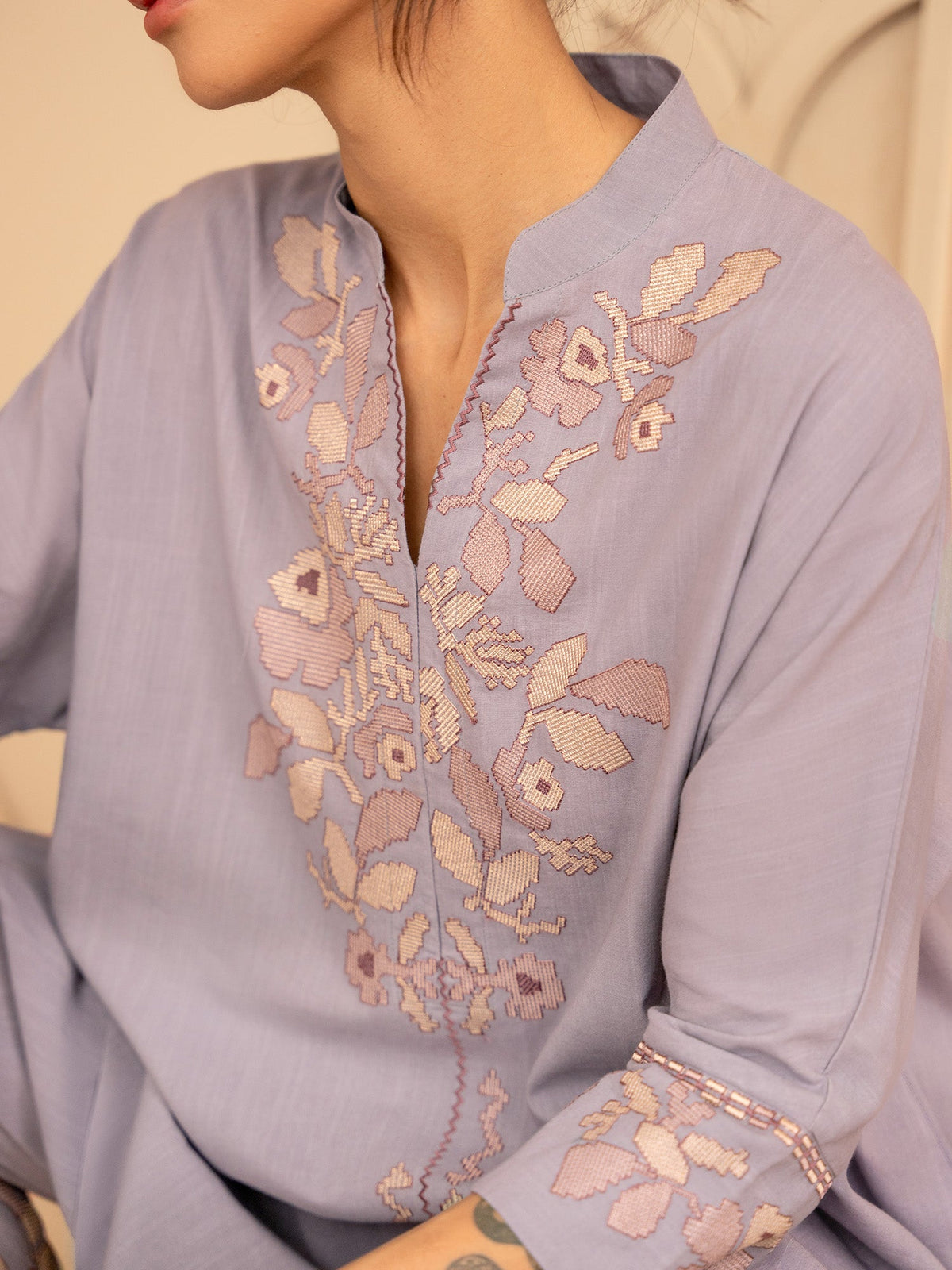 Embroidered Co-ord Set