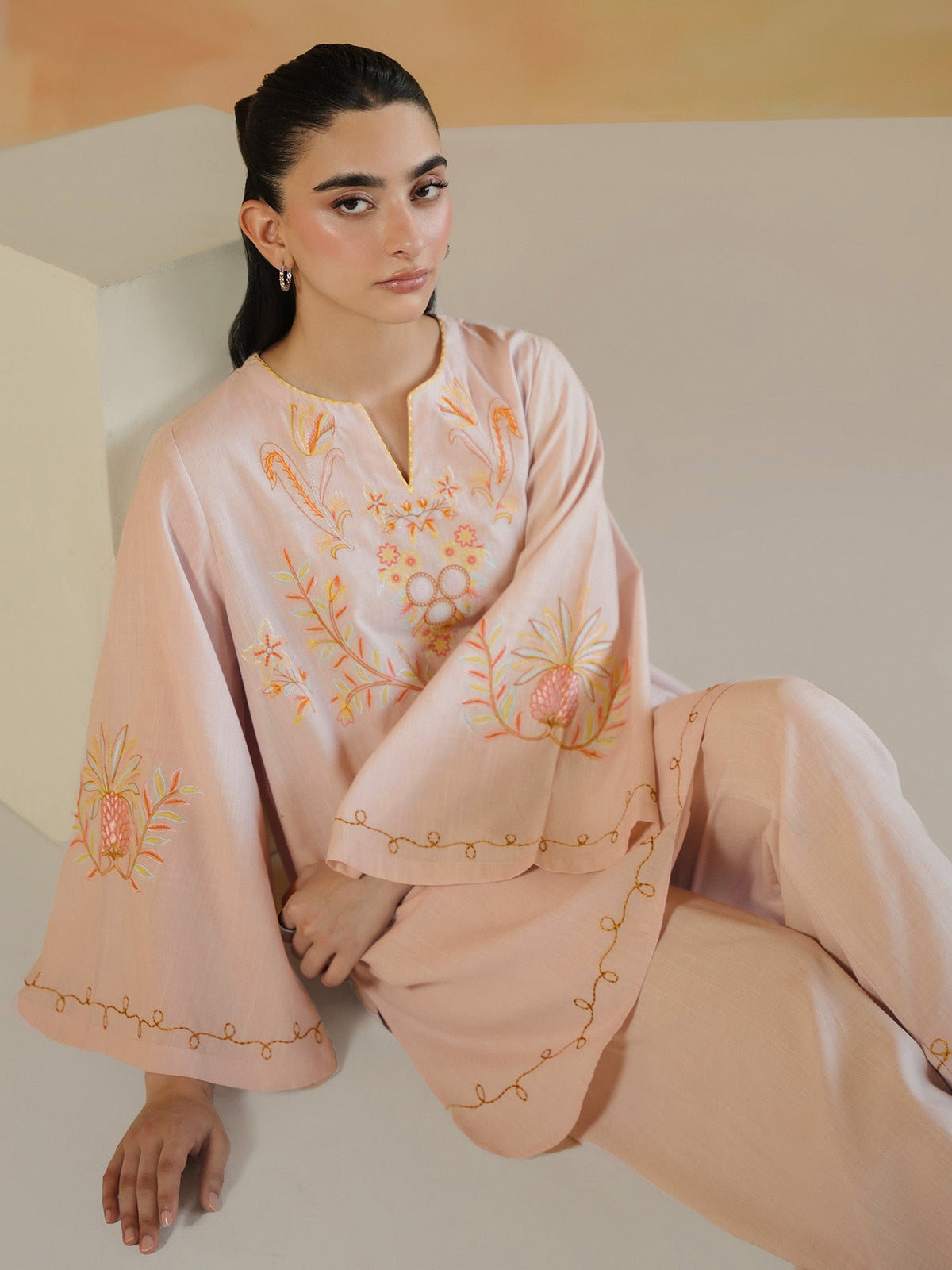 Embroidered Co-ord Set