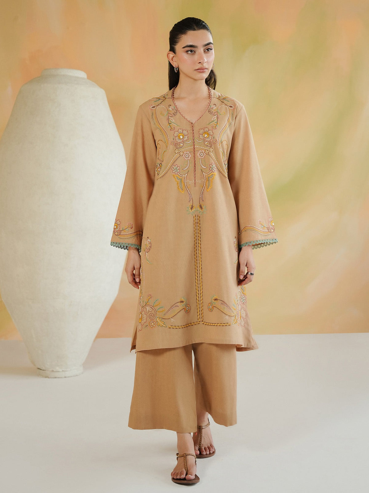 Embroidered Co-ord Set