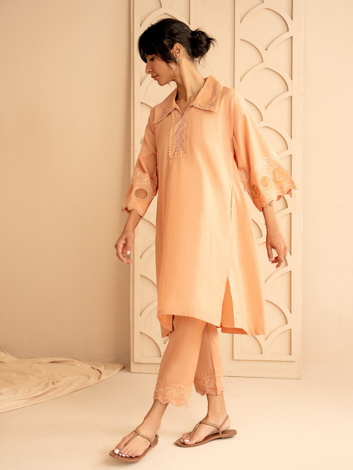 Embroidered Co-ord Set