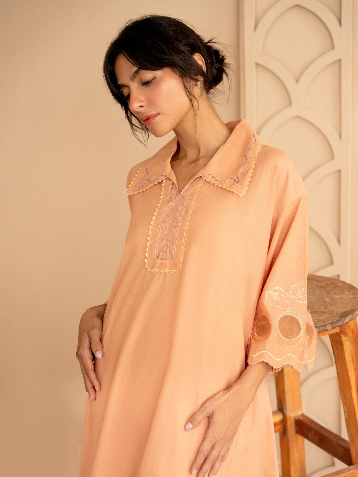Embroidered Co-ord Set
