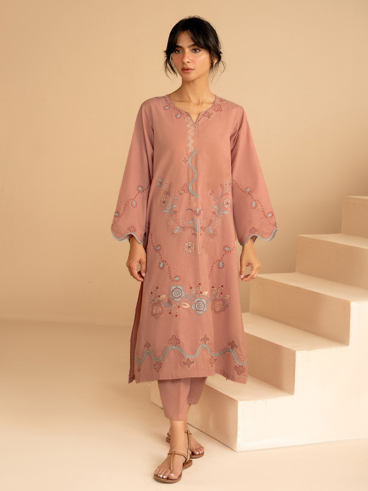 Embroidered Co-ord Set