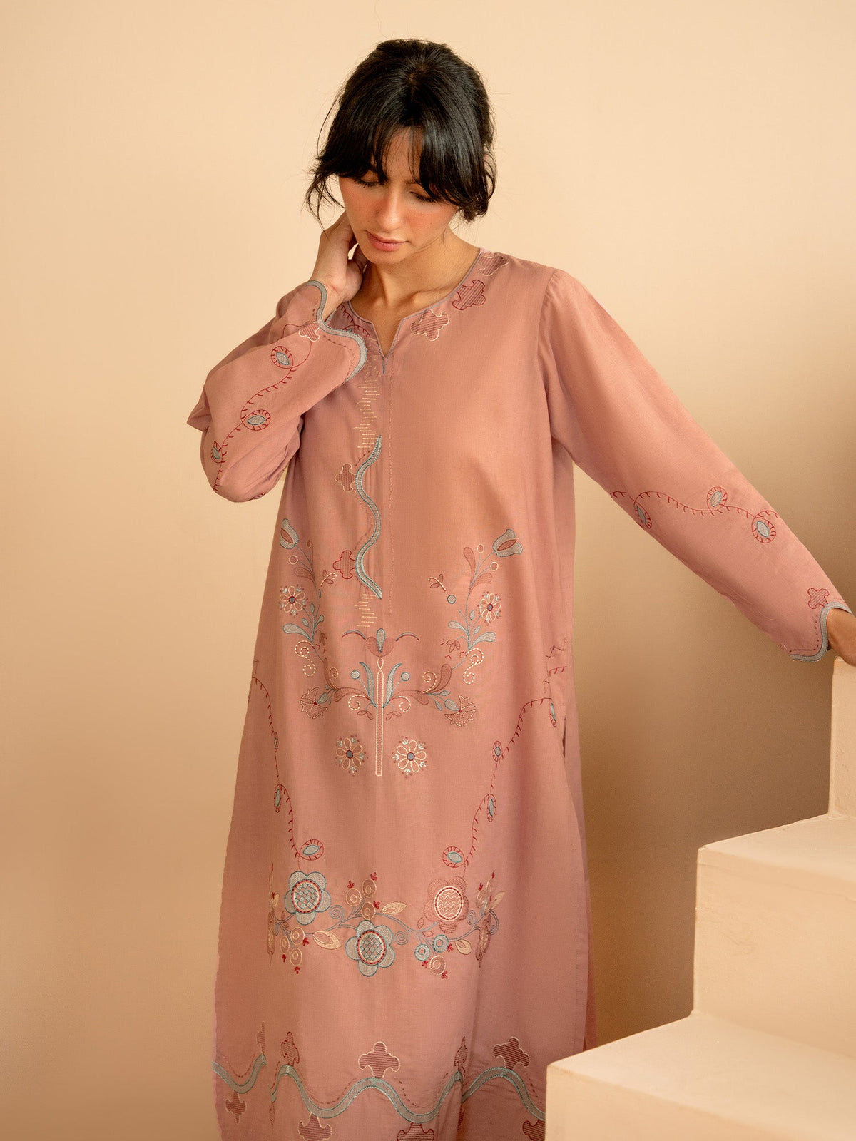Embroidered Co-ord Set