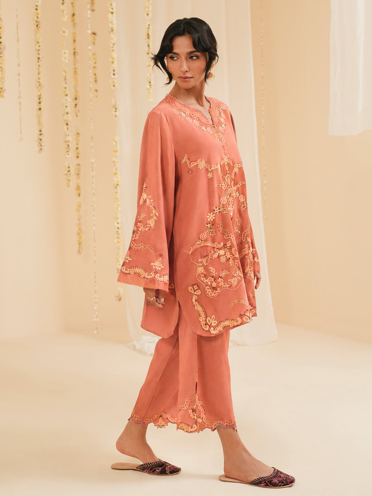 Embroidered Co-ord Set