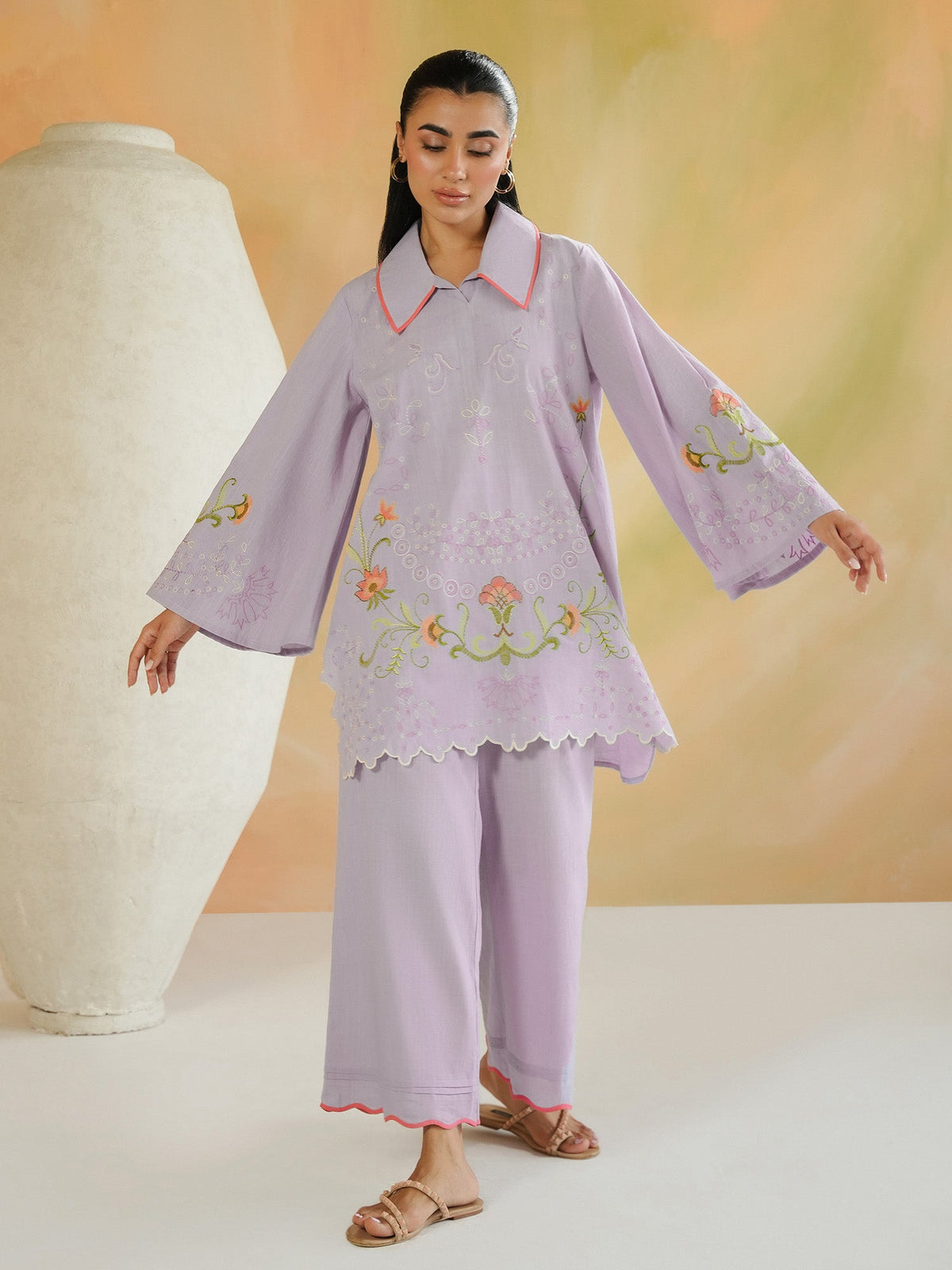 Embroidered Co-ord Set