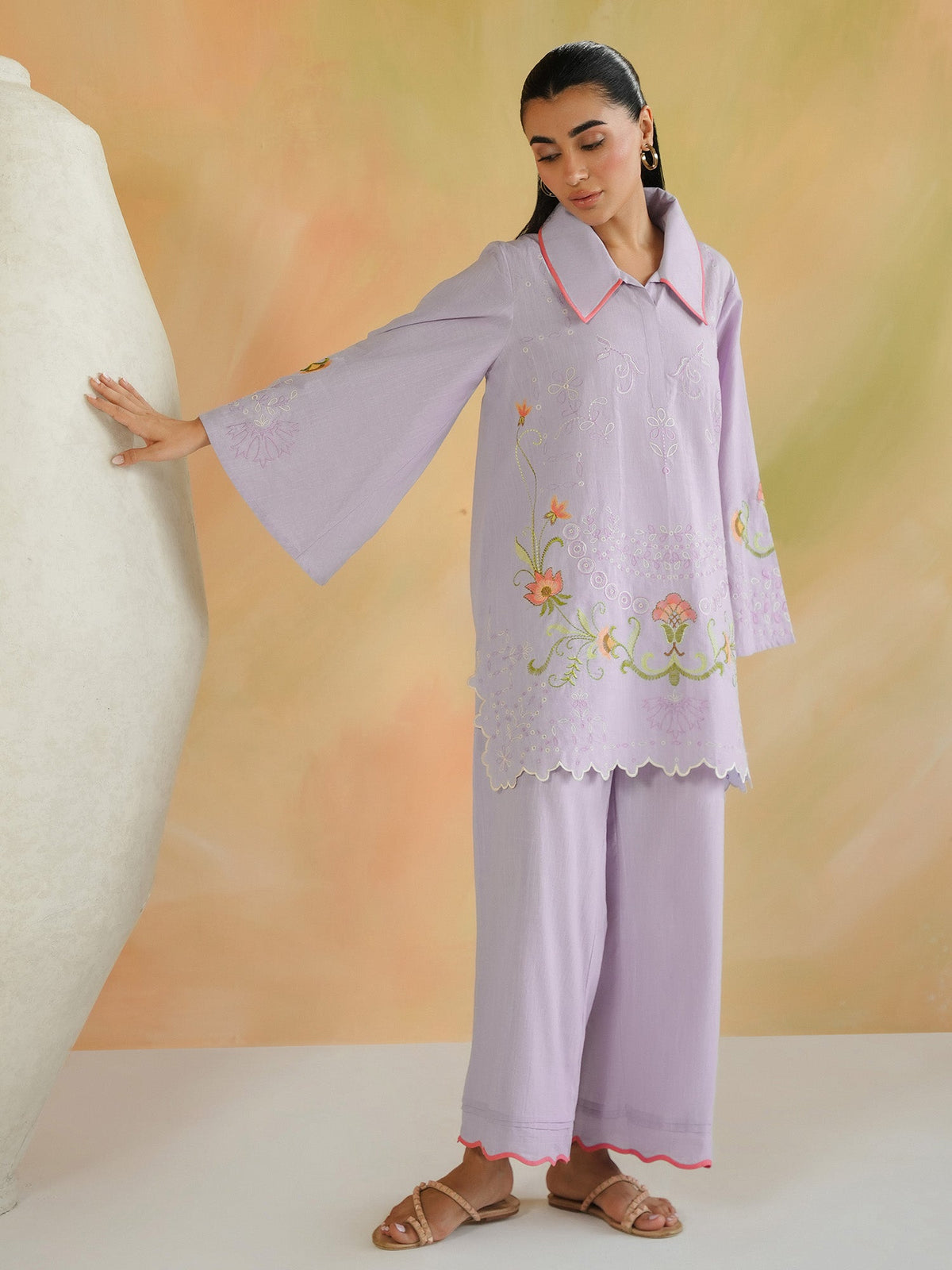 Embroidered Co-ord Set