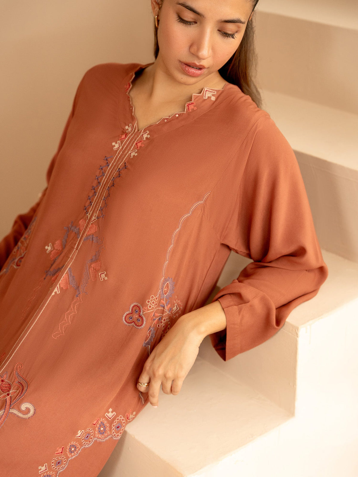 Embroidered Co-ord Set