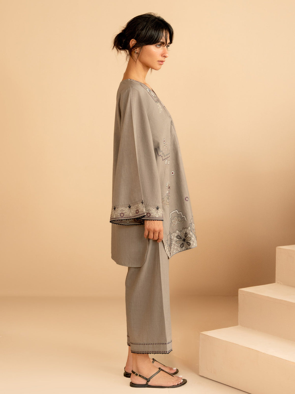 Embroidered Co-ord Set