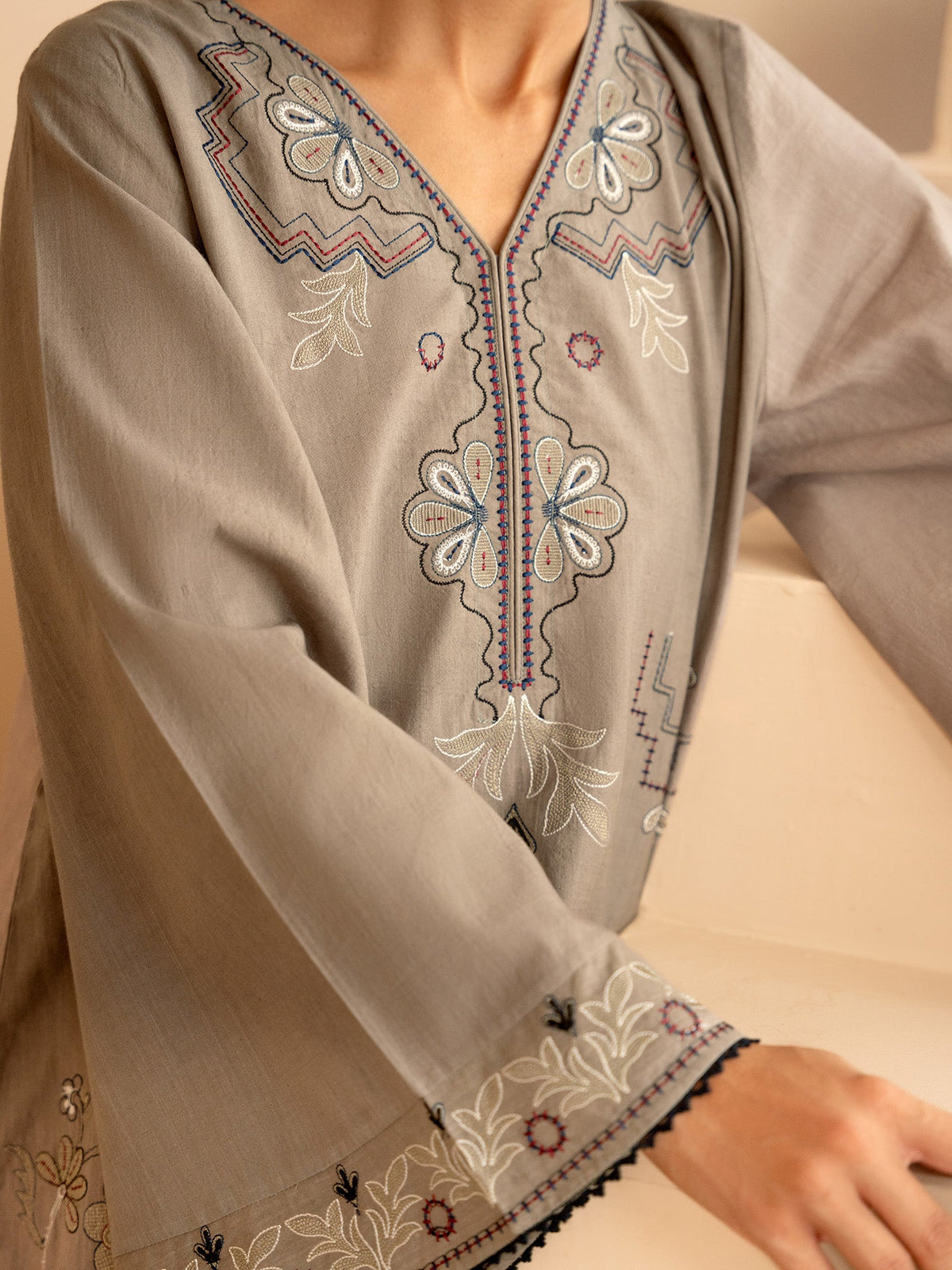 Embroidered Co-ord Set