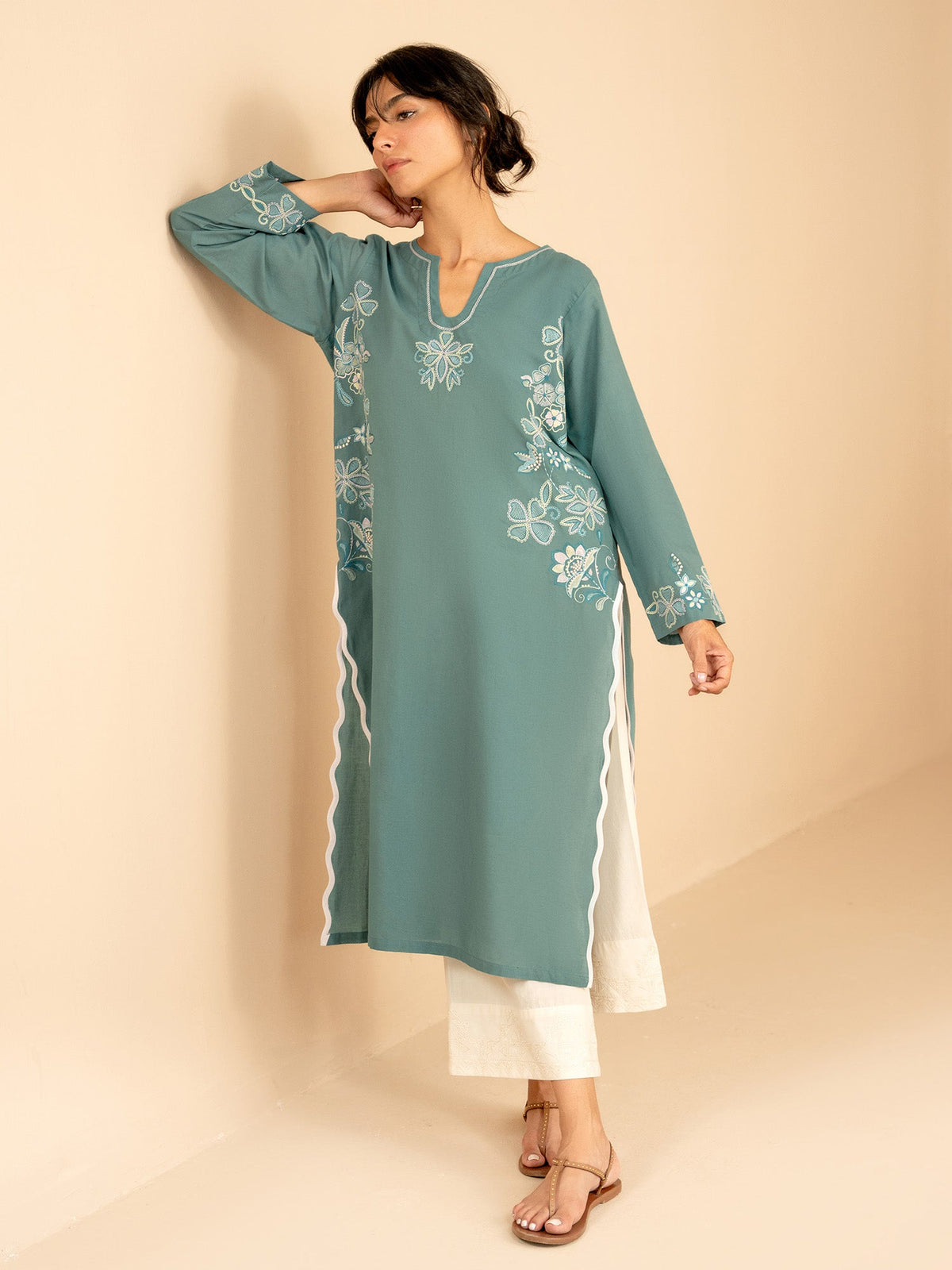 Embroidered Kurta