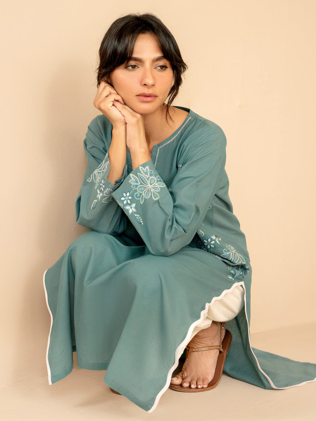 Embroidered Kurta
