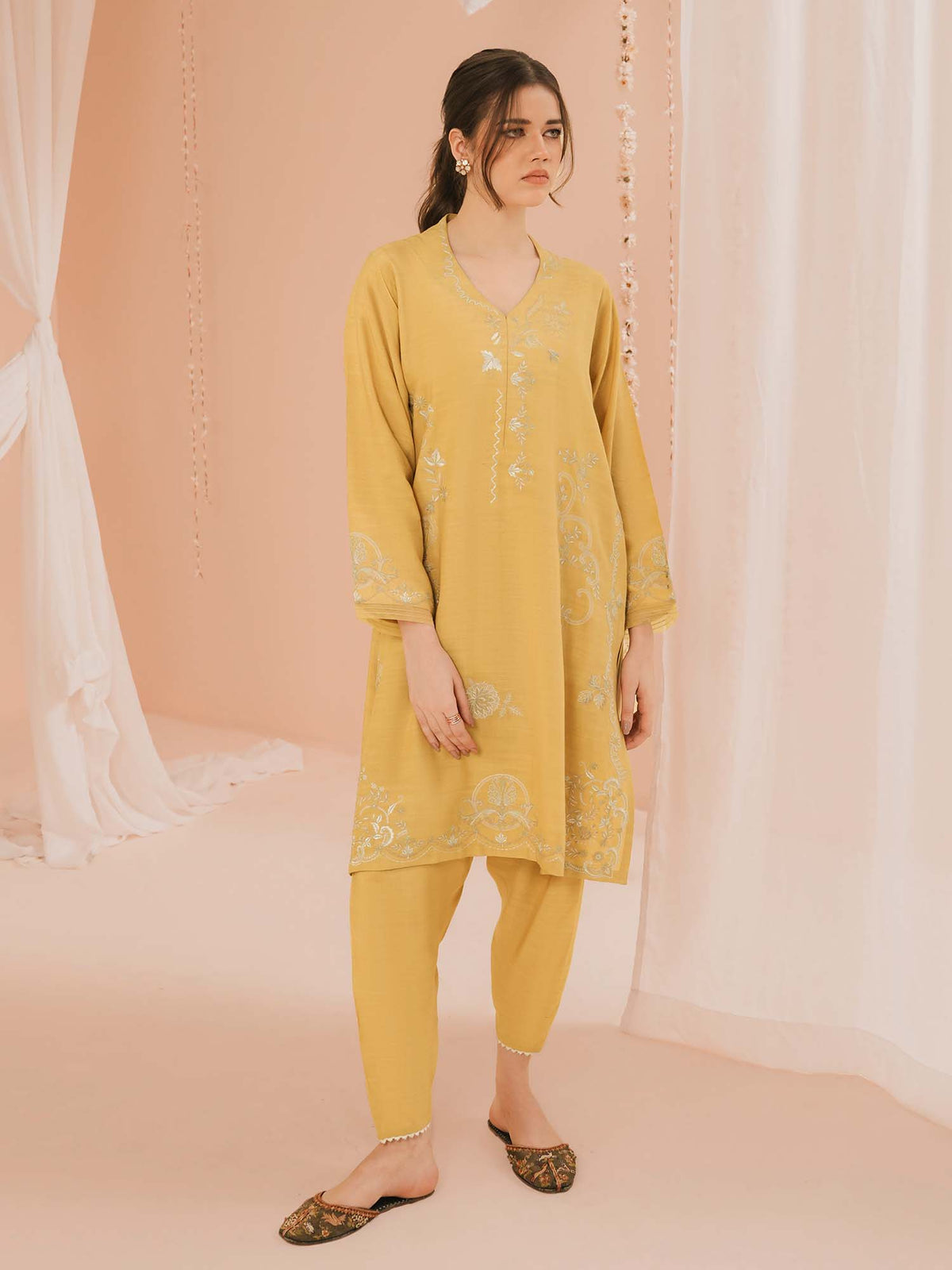 Embroidered Co-ord Set