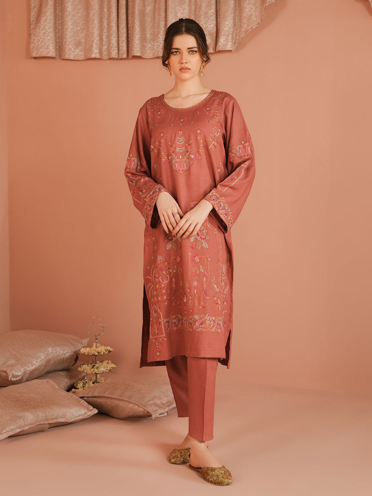 Embroidered Co-ord Set