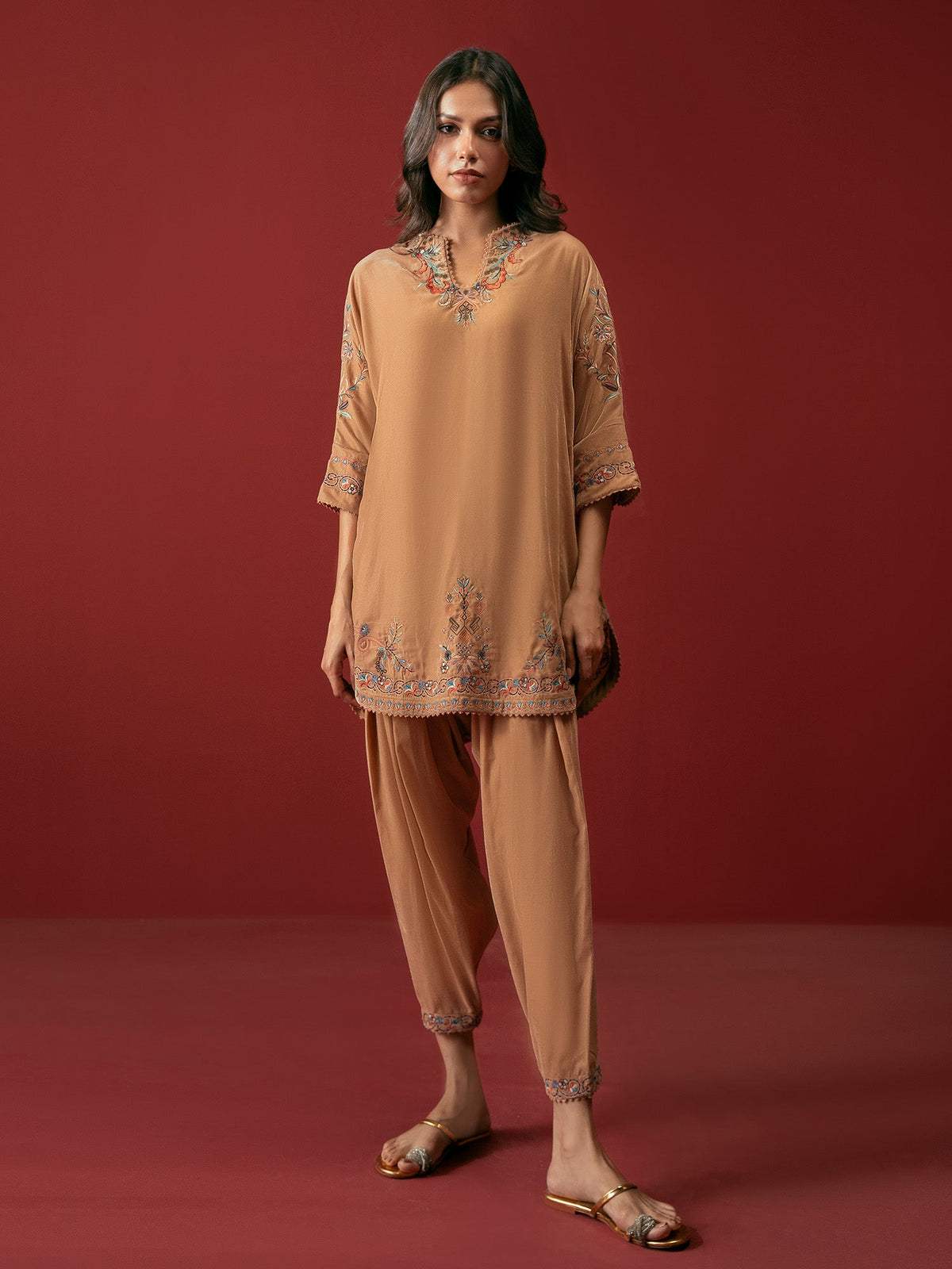 Embroidered Co-ord Set