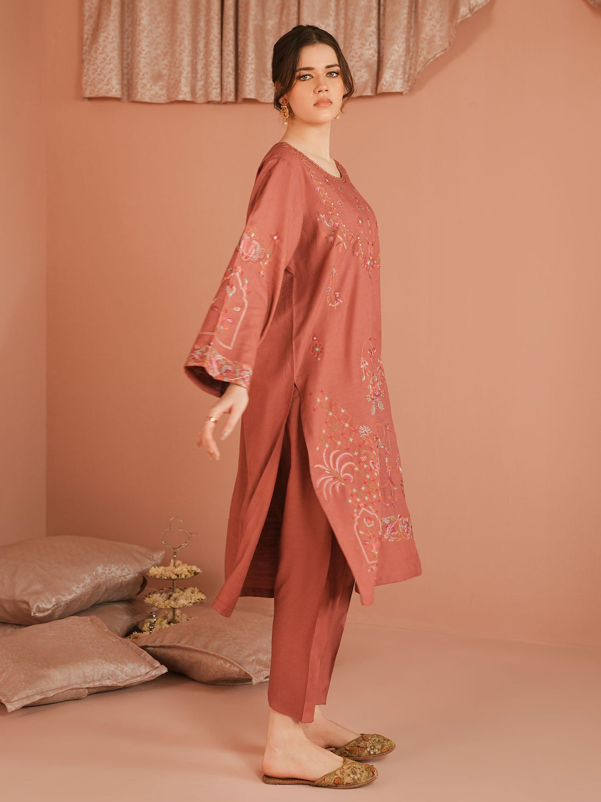 Embroidered Co-ord Set