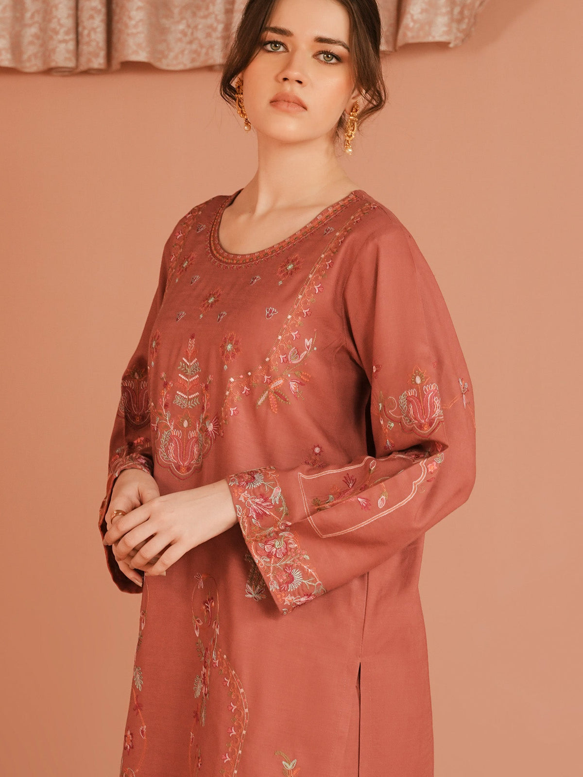 Embroidered Co-ord Set
